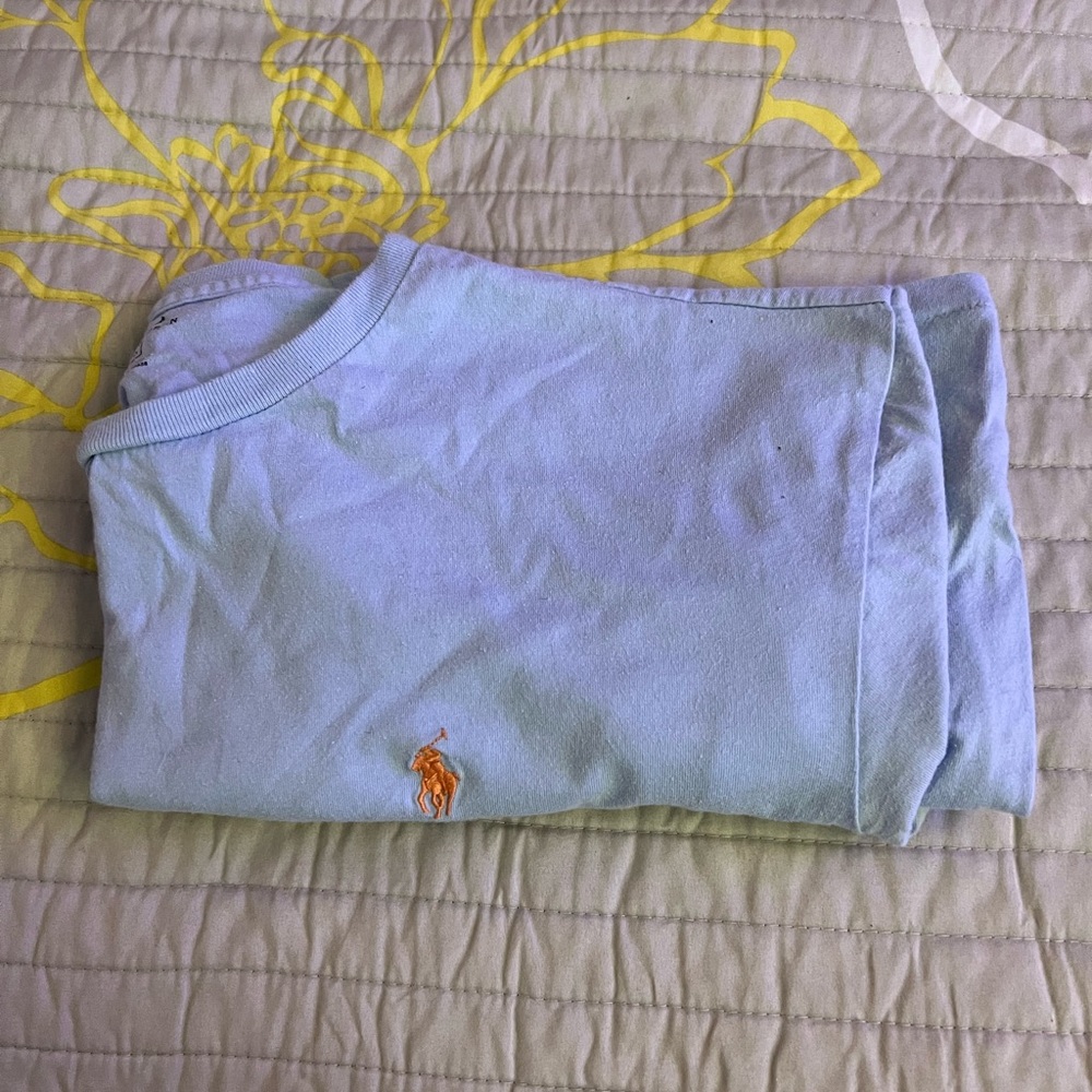 Polo Mens Blue Crew Neck Large